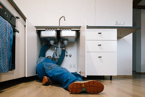 Professional Emergency Plumber technician working in Emmaus, PA